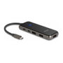DeLOCK 92001 Dockingstation USB Type-C™ 4K HDMI, Hub USB y SD/Micro SD, 85 W PD, Antracita
