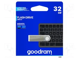 GOODRAM Pendrive 32GB USB 2.0 Plata
