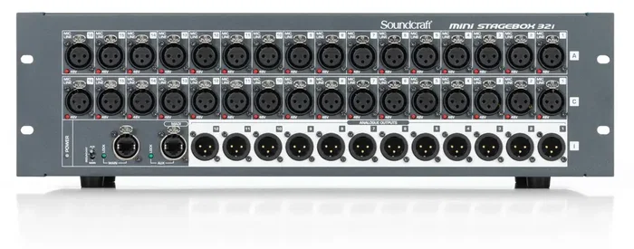 Soundcraft Mini Stagebox 32I Dimensiones 30x30x40 cm