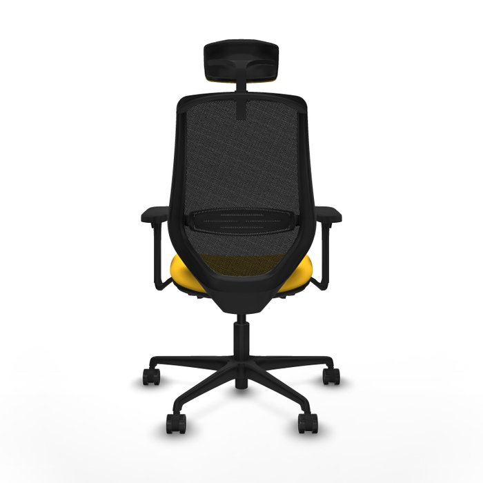 PIQUERAS Y CRESPO Silla de oficina Mardos con mecanismo Sincro/Traslack, Amarillo y Negro PIQUERAS Y CRESPO Silla de oficina Mardos con mecanismo Sincro/Traslack, Amarillo y Negro