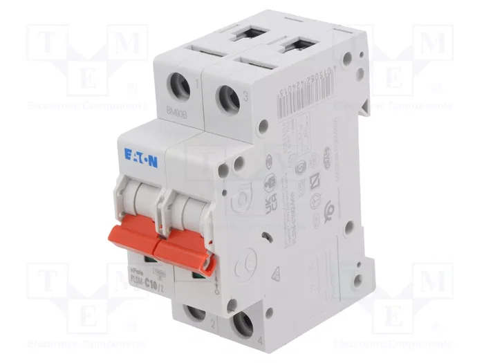 EATON ELECTRIC PLSM-C10/2-MW Interruptor Magnetotérmico 2 Polos 10A 10kA EATON ELECTRIC PLSM-C10/2-MW Interruptor Magnetotérmico 2 Polos 10A 10kA