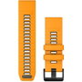 Garmin QuickFit 26mm Silikon Naranja/Grafito