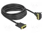 DeLOCK 85896 Cable DVI-D 24+1 con conectores angulados de 5 m