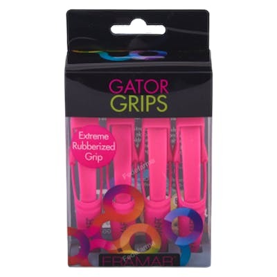 Framar Pinzas de Goma Rosa para Cabello, 4 Unidades Framar Pinzas de Goma Rosa para Cabello, 4 Unidades