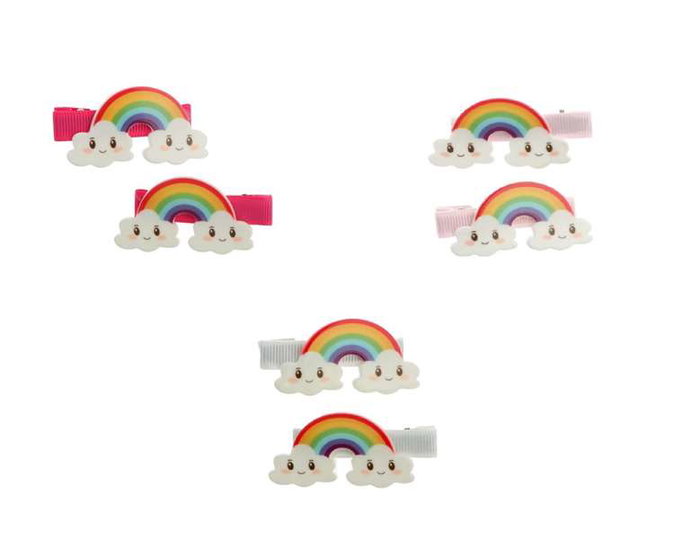 Inca Set de 2 ganchos para pelo Arcoiris - Modelos surtidos