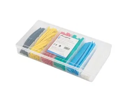Lanberg ORG01-ST100MC Tubos Termorretráctiles Multicolor 100mm Longitud, Diámetros 1.5-13mm - 100 Unidades