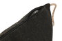 DKD Home Decor Cojín de Yute y Poliéster Negro con Cuerda