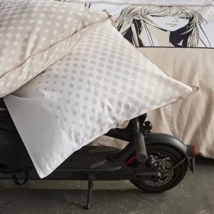 Today TOD3574641268541 Juego de Cama para 2 Personas 240x220 cm Algodón Estampado Manga Beige