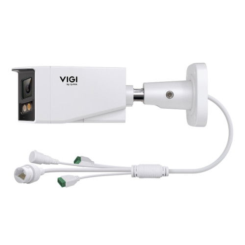 TP-LINK InSight S385DPS Cámara de Seguridad IP Exterior 8MP Bala 180°, 5456x1520 Pixeles, IP67, Montaje Pared, Blanco