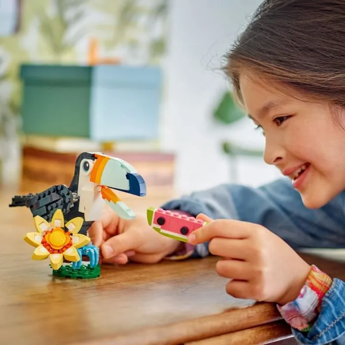 Lego Tucán Tropical 3 en 1 - LEGO Creator 31173 - Juego para niños de 7 años