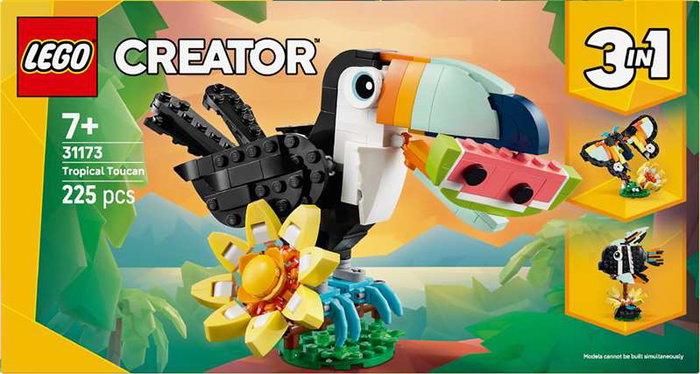 LEGO Creator 3en1 Fauna Salvaje: Tucán Tropical 31173 LEGO Creator 3en1 Fauna Salvaje: Tucán Tropical 31173
