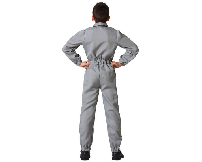 Disfraz Exterminador Cazador Fantasma para Niño Infantil 3-4 Años Gris