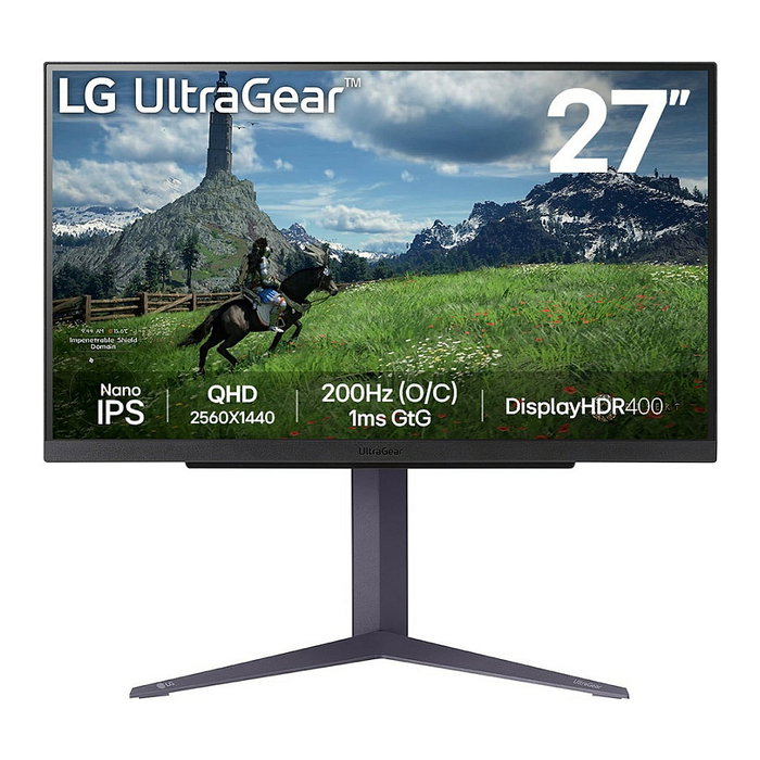 LG UltraGear 27GS85Q-B Monitor Gaming 27 QHD Nano IPS 200Hz Black LG UltraGear 27GS85Q-B Monitor Gaming 27 QHD Nano IPS 200Hz Black