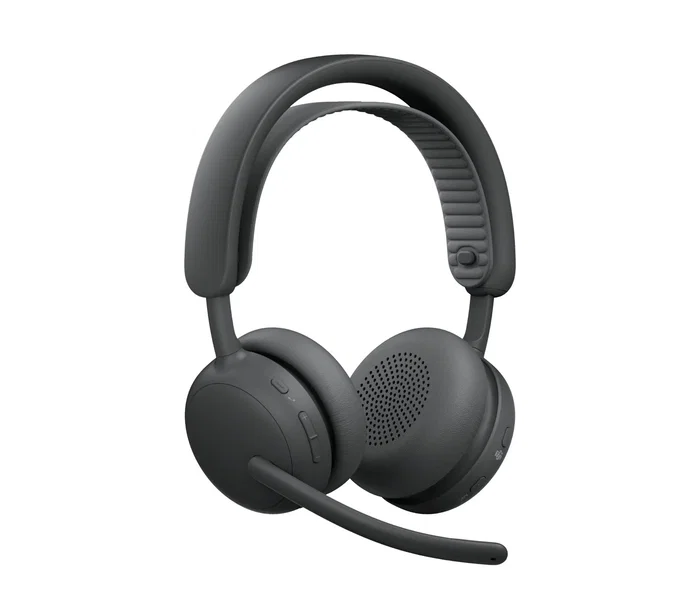 Logitech Zone Wireless 2 ES for Business - Auriculares inalámbricos diadema para negocios con cancelación activa de ruido (ANC), Bluetooth 5.3, USB-C, supraaurales, color grafito