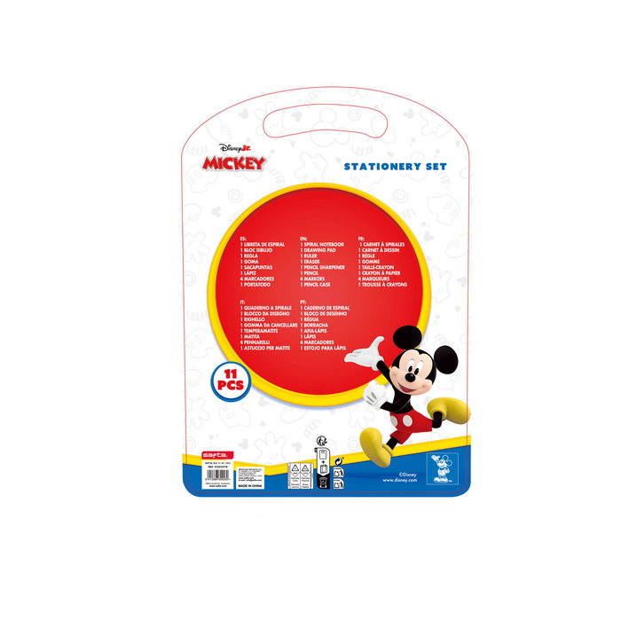 Safta Set Escritura Mickey Mouse Good Day 27x37,5x3 Cm