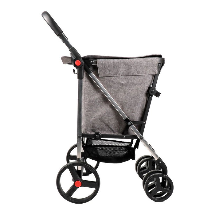 Rolser Basket MF 4B Gris - Carro de la Compra Plegable 58L Rolser Basket MF 4B Gris - Carro de la Compra Plegable 58L