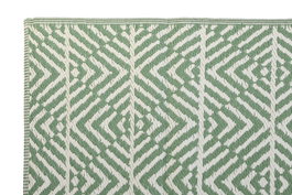 DKD Home Decor Alfombra Azul Verde Menta 180 x 120 x 1 cm (4 Unidades)