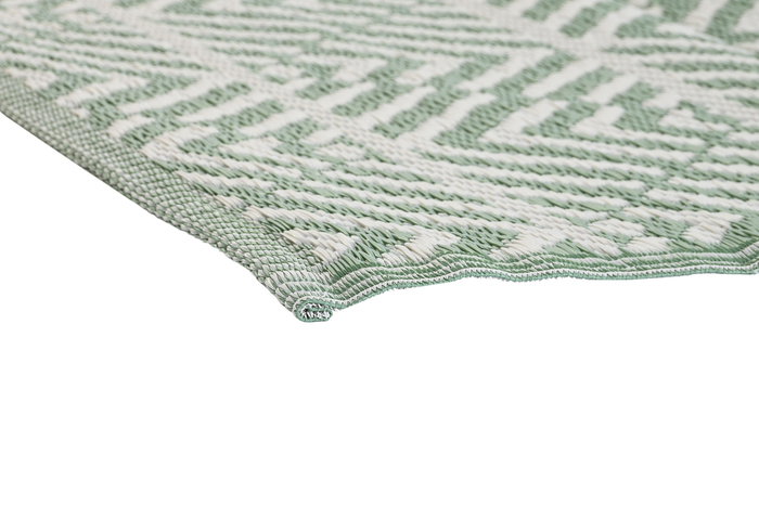 DKD Home Decor Alfombra Azul Verde Menta 180 x 120 x 1 cm (4 Unidades)