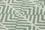 DKD Home Decor Alfombra Azul Verde Menta 180 x 120 x 1 cm (4 Unidades)