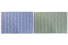 DKD Home Decor Alfombra PP 120x180x1 cm Surtido de 4 Unidades
