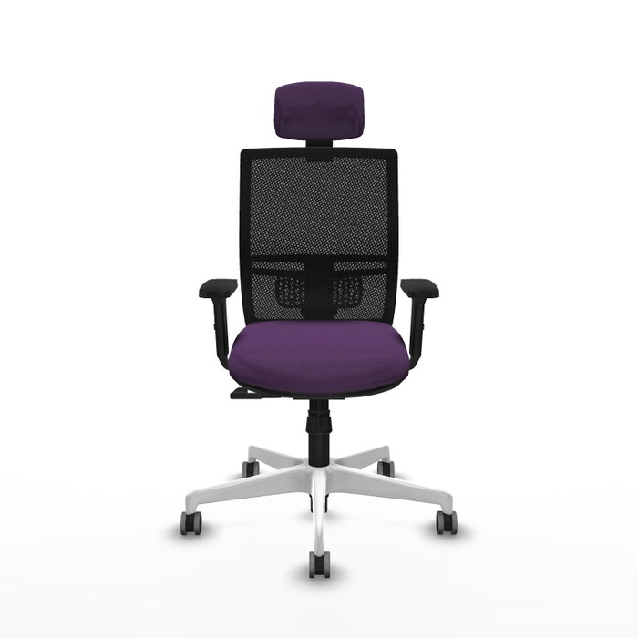 PIQUERAS Y CRESPO Silla de oficina Yunquera Morada con Mecanismo Sincro PIQUERAS Y CRESPO Silla de oficina Yunquera Morada con Mecanismo Sincro