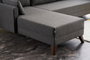 Atelier Del Sofa Sofá Esquinero Izquierdo Antracita - Ancho 275cm, Alto 85cm, Profundo 81cm