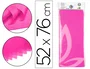 Liderpapel Papel seda Rosa Fuerte 52x76cm 18g/m2 Bolsa 5 Hojas