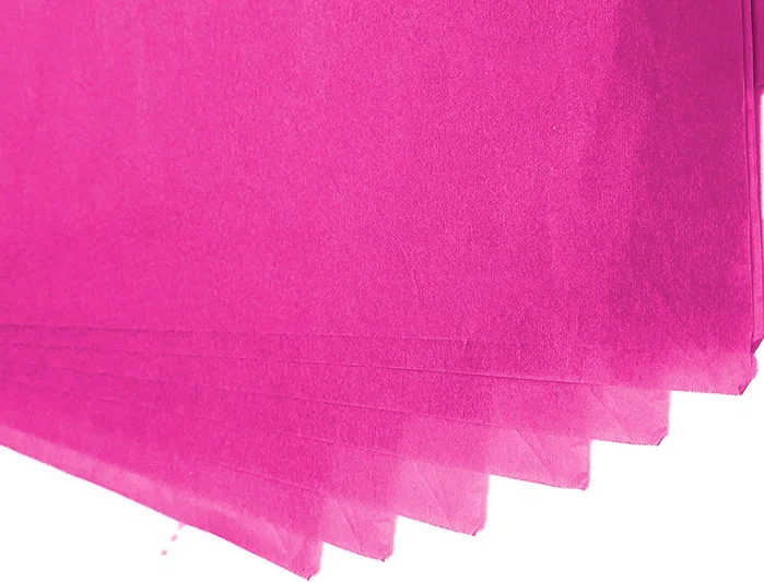 Liderpapel Papel seda Rosa Fuerte 52x76cm 18g/m2 Bolsa 5 Hojas