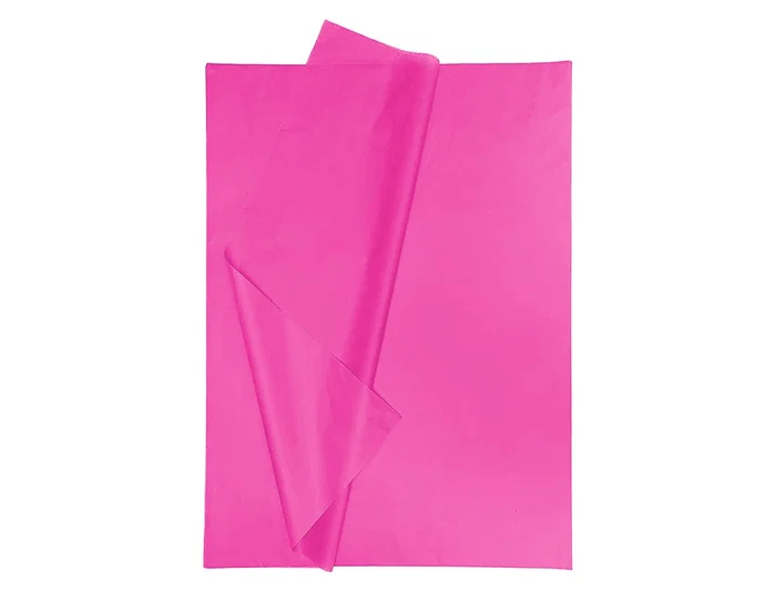 Liderpapel Papel seda Rosa Fuerte 52x76cm 18g/m2 Bolsa 5 Hojas