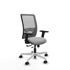 PIQUERAS Y CRESPO Silla de oficina Zulema con mecanismo Sincro/Traslack, Gris