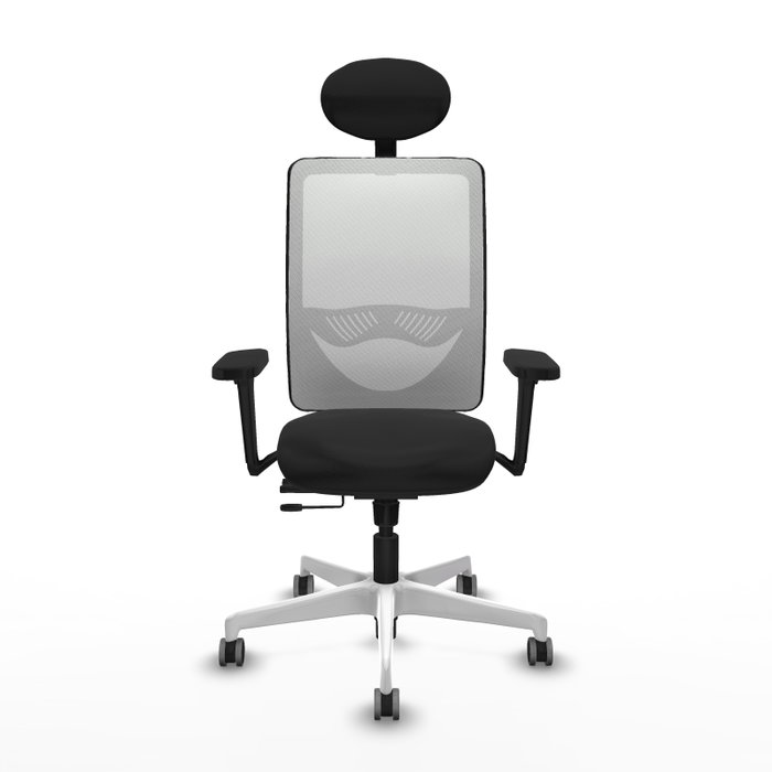 PIQUERAS Y CRESPO Silla de oficina Zulema con mecanismo Sincro/Traslack, Negro y Blanco PIQUERAS Y CRESPO Silla de oficina Zulema con mecanismo Sincro/Traslack, Negro y Blanco