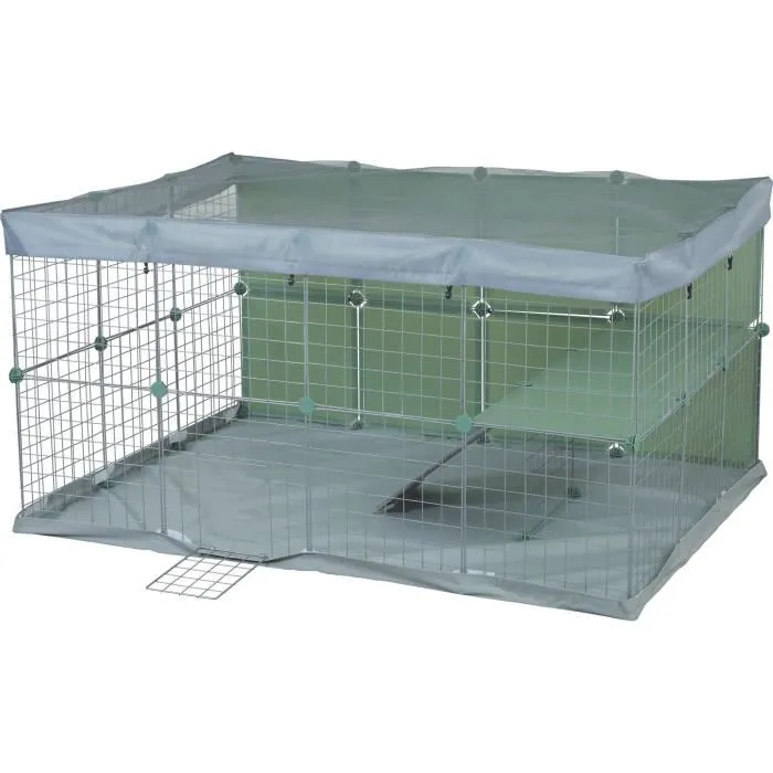 Zolux Neo park Recinto Modular para Pequeños Animales y Conejos, 140x105x70 cm, 1.84 m²