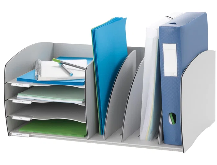 Paperflow Organizador de Armario Gris Poliestireno 245x543x340 mm