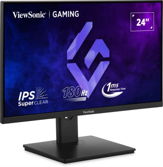 Viewsonic X Series XG24G1 Monitor Gaming 24" Full HD 1920x1080, IPS, 180Hz, NVIDIA G-SYNC Compatible, Negro