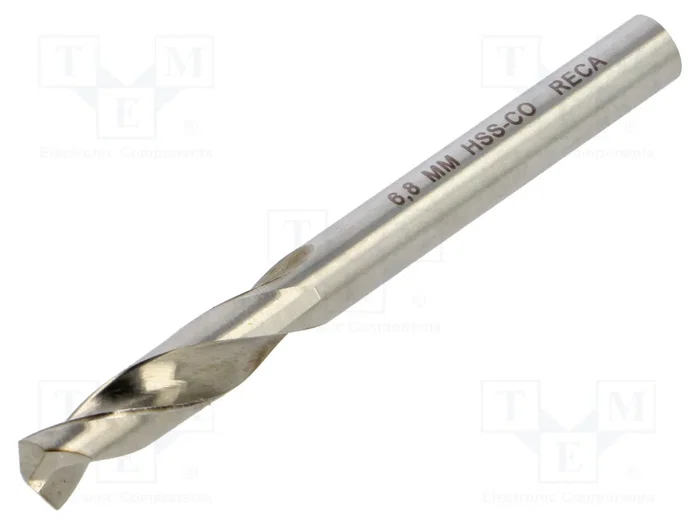 RECA Broca para metal de 6,8 mm x 74 mm HSS-Co RECA Broca para metal de 6,8 mm x 74 mm HSS-Co