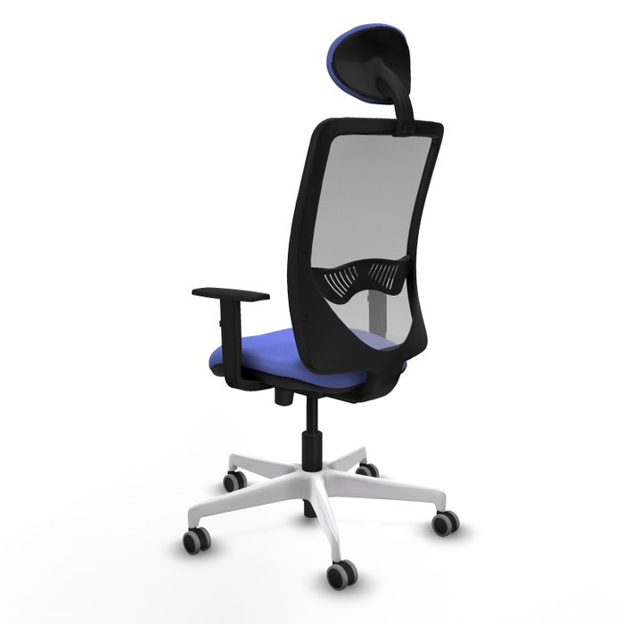 PIQUERAS Y CRESPO Silla de oficina Zulema con mecanismo Sincro/Traslack, Azul claro y Gris PIQUERAS Y CRESPO Silla de oficina Zulema con mecanismo Sincro/Traslack, Azul claro y Gris