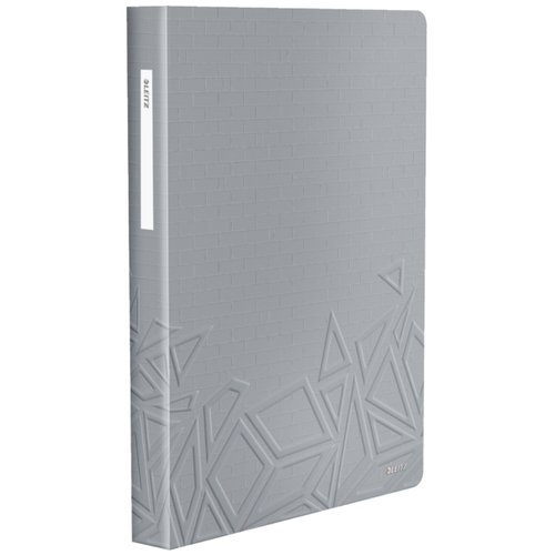 Leitz Carpeta Urban Chic DIN A4 Tapa Rígida Gris con 80 Fundas Leitz Carpeta Urban Chic DIN A4 Tapa Rígida Gris con 80 Fundas