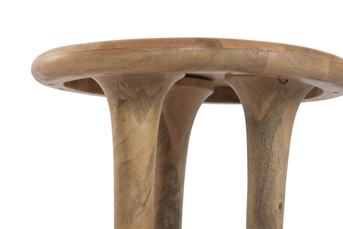 DKD Home Decor Mesita Auxiliar Mango Marrón DKD Home Decor Mesita Auxiliar Mango Marrón