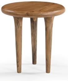DKD Home Decor Mesita Auxiliar Mango Marrón