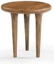 DKD Home Decor Mesita Auxiliar Mango Marrón