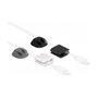 DeLOCK Juego de soporte de cables y clips para cables 4 piezas