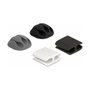 DeLOCK Juego de soporte de cables y clips para cables 4 piezas