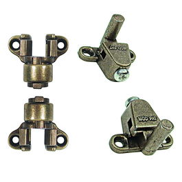 HERRAJES ALK Accesorios Cerradura Falleba Oro Viej 2 Enganches 2 Topes