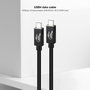 Nanocable Cable USB 4 Gen 3x2 40Gbps 240W USB-C a USB-C 1m Negro