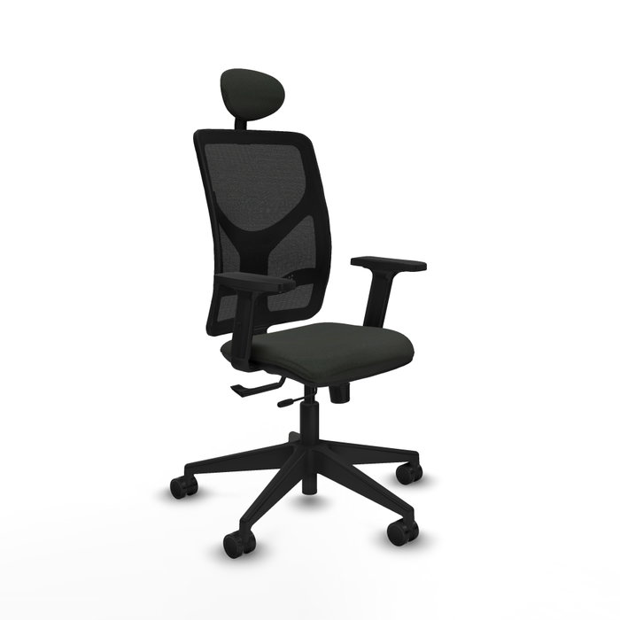 PIQUERAS Y CRESPO Silla de oficina Motilla con mecanismo Sincro/Traslack, Negro PIQUERAS Y CRESPO Silla de oficina Motilla con mecanismo Sincro/Traslack, Negro