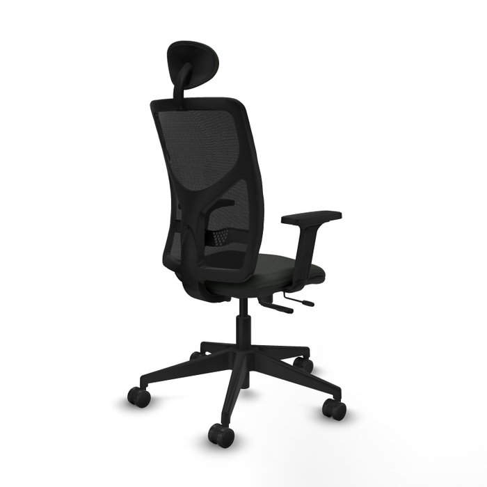 PIQUERAS Y CRESPO Silla de oficina Motilla con mecanismo Sincro/Traslack, Negro PIQUERAS Y CRESPO Silla de oficina Motilla con mecanismo Sincro/Traslack, Negro