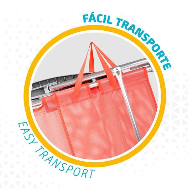 Color Baby Silla Playa Plegable Aluminio Flamingo 5 Posiciones Textilene 48x57x99 cm