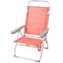Color Baby Silla Playa Plegable Aluminio Flamingo 5 Posiciones Textilene 48x57x99 cm