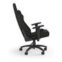 Corsair TC100 RELAXED Silla Gaming, Asiento y Respaldo Acolchados en Tela, Color Negro