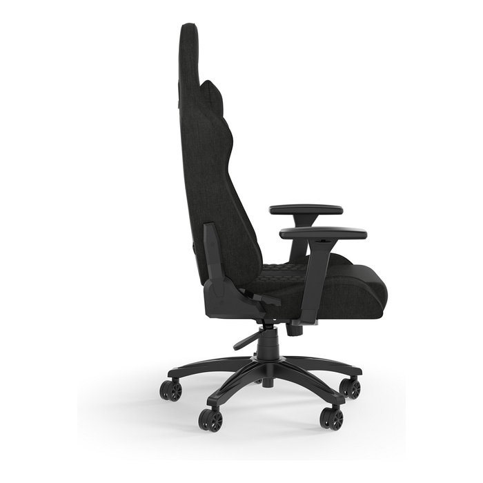 Corsair TC100 RELAXED Silla Gaming, Asiento y Respaldo Acolchados en Tela, Color Negro Corsair TC100 RELAXED Silla Gaming, Asiento y Respaldo Acolchados en Tela, Color Negro